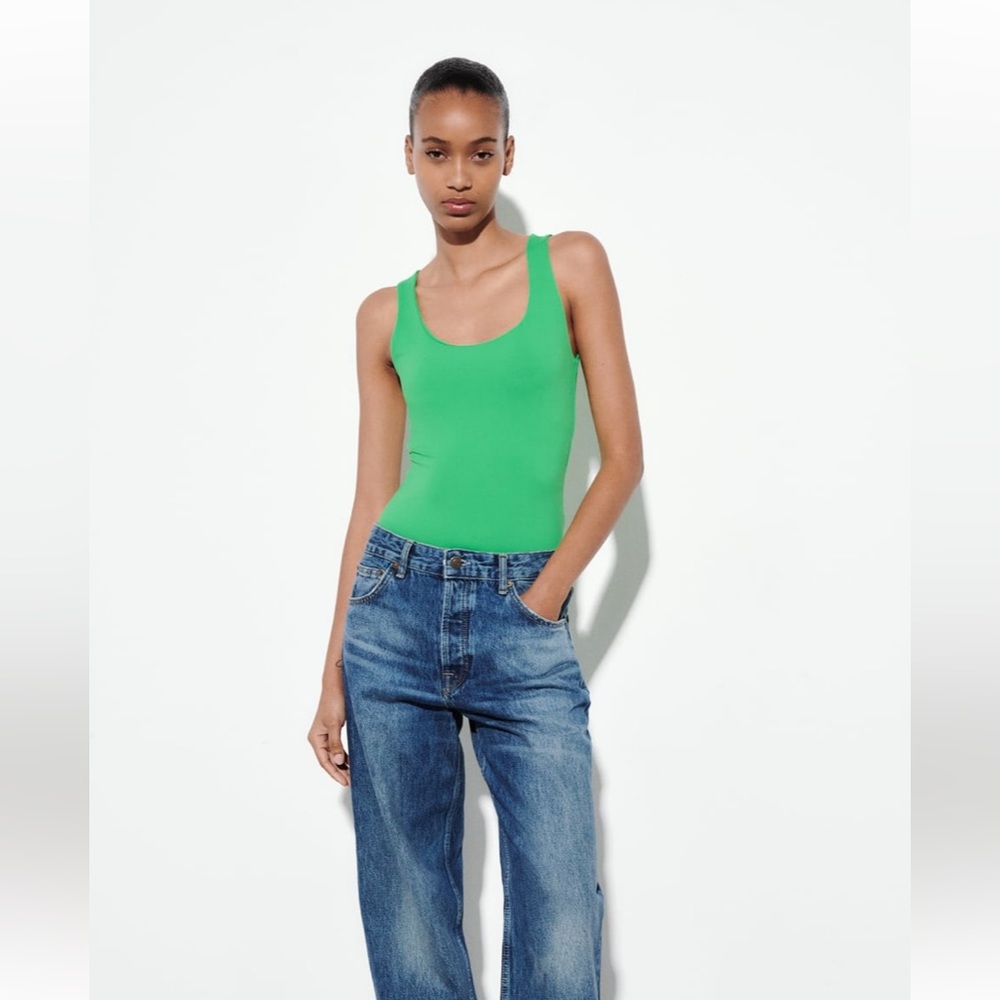 Wide strap top